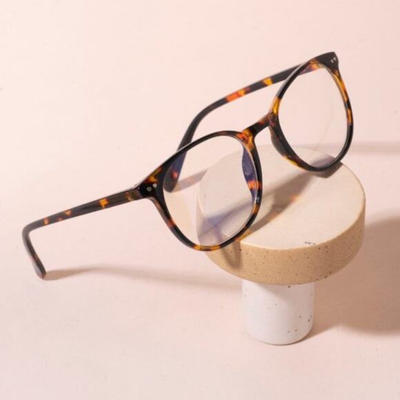 Ezra Tortoise Brown Computer Blue Light Glasses - Picture 3 of 6